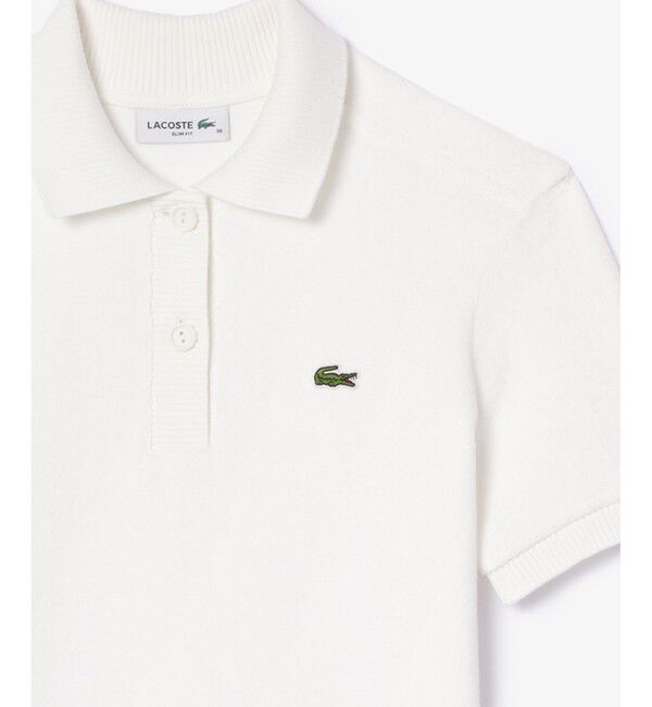 LACOSTE「オーガニックコットン コンパクトパイル地半袖ポロシャツ」|ポロシャツ|