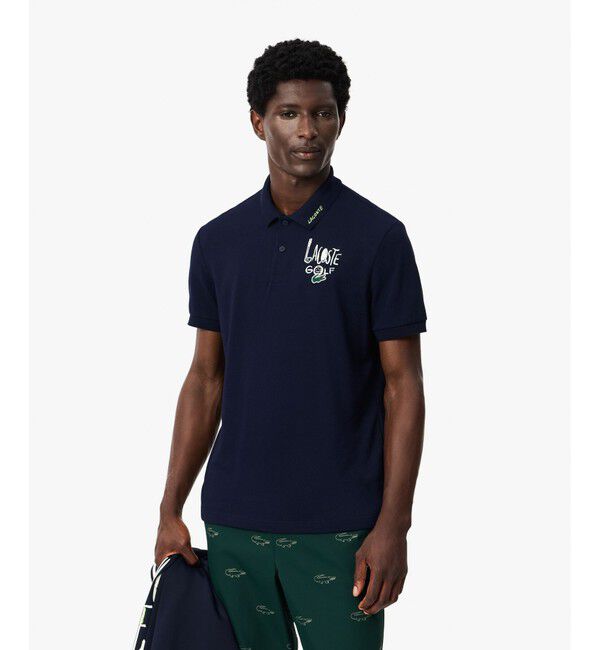 LACOSTE「コットンタッチウルトラドライゴルフポロシャツ」|ポロシャツ|ネイビー