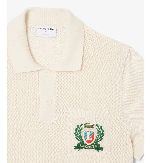 LACOSTE「ローゲージニットポロシャツ」|ポロシャツ|