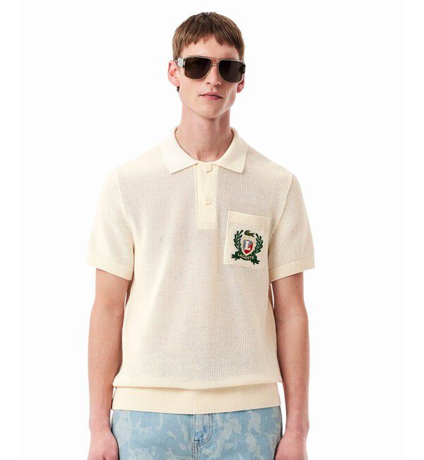 LACOSTE「ローゲージニットポロシャツ」|ポロシャツ|