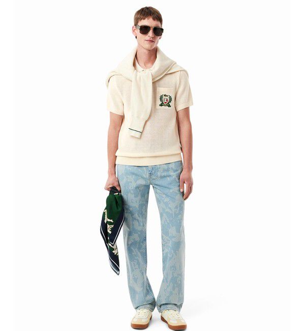 LACOSTE「ローゲージニットポロシャツ」|ポロシャツ|