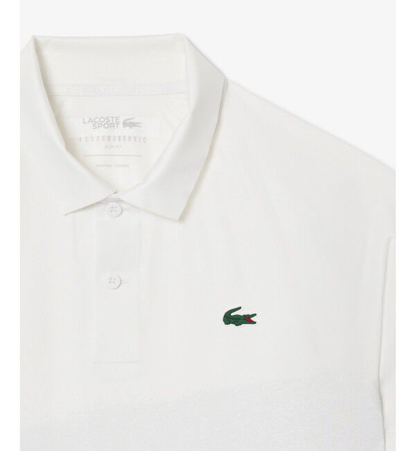 LACOSTE「『ジョコビッチ』コートラインシームレスポロシャツ」|ポロシャツ|