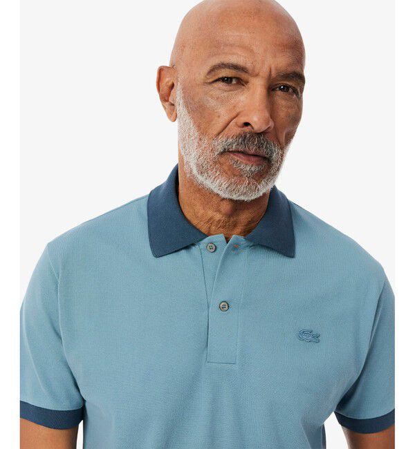 LACOSTE「L.12.12グラデーション 半袖ポロシャツ」|ポロシャツ|