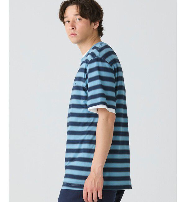 LACOSTE「グラデーションボーダーTシャツ」|Tシャツ・カットソー|