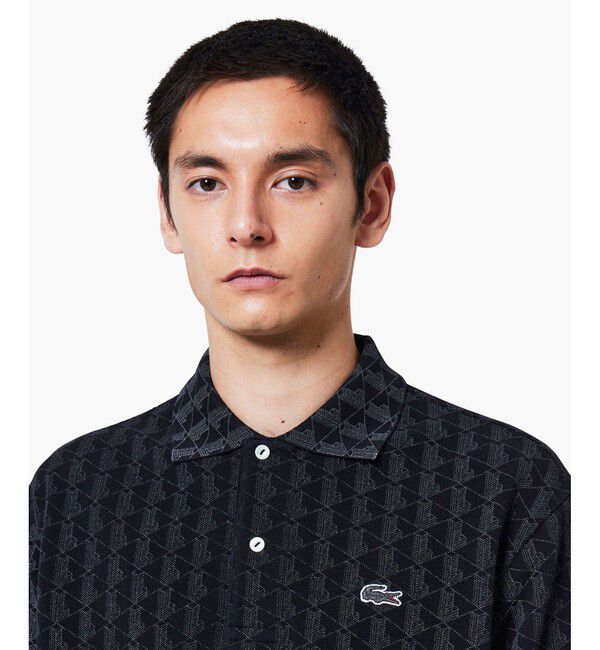 LACOSTE「インディゴ鹿の子地ポロシャツ」|ポロシャツ|