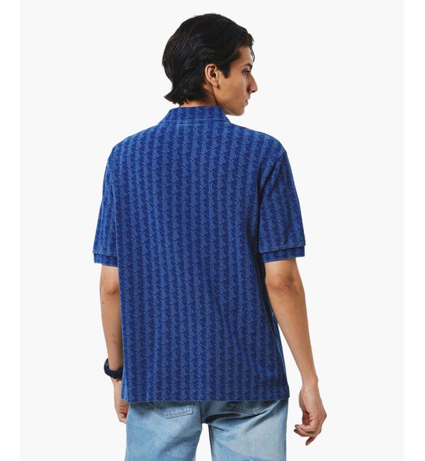 LACOSTE「インディゴ鹿の子地ポロシャツ」|ポロシャツ|