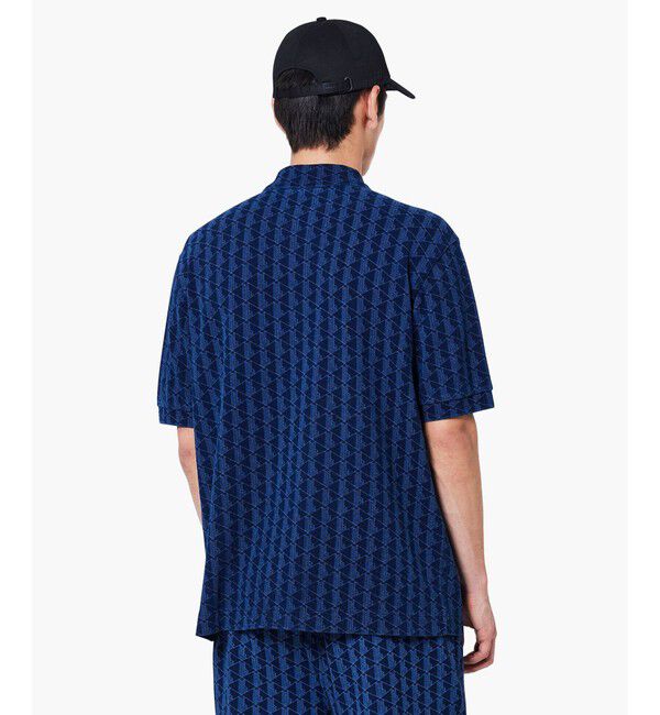 LACOSTE「インディゴ鹿の子地ポロシャツ」|ポロシャツ|