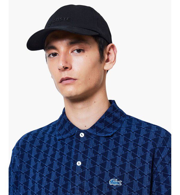 LACOSTE「インディゴ鹿の子地ポロシャツ」|ポロシャツ|