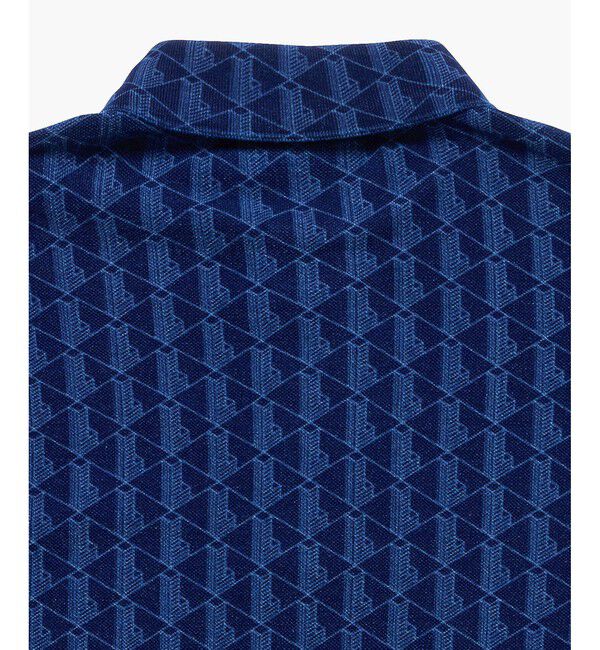 LACOSTE「インディゴ鹿の子地ポロシャツ」|ポロシャツ|