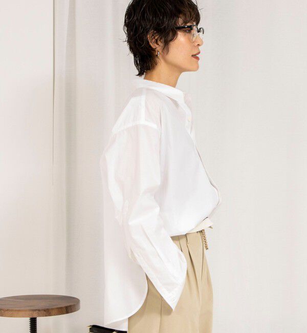 Rie Miller「レギュラーカラー2WAYシャツ」|シャツ・ブラウス|