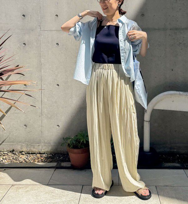 Rie Miller「レギュラーカラー2WAYシャツ」|シャツ・ブラウス|