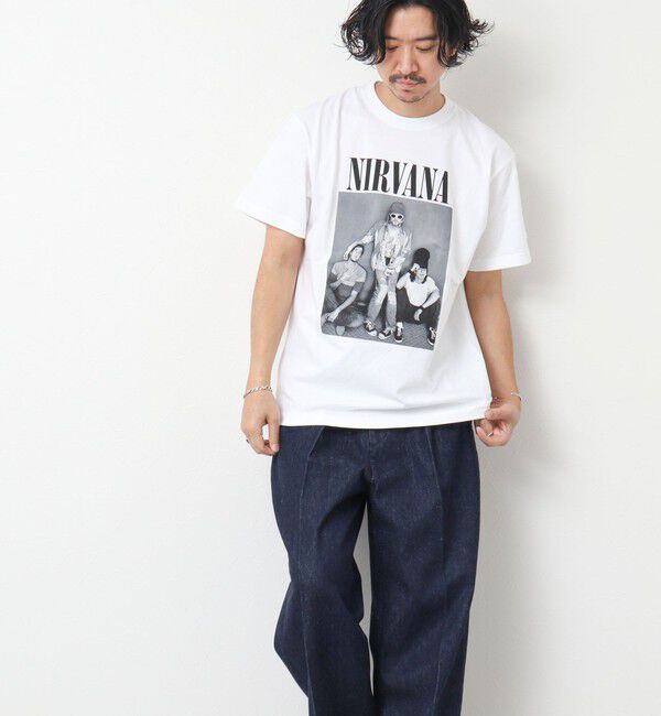 NOLLEY'S goodman「【GOOD ROCK SPEED】別注 NIRVANA / ニルヴァーナ プリントTシャツ 25SS」|Tシャツ・カットソー|