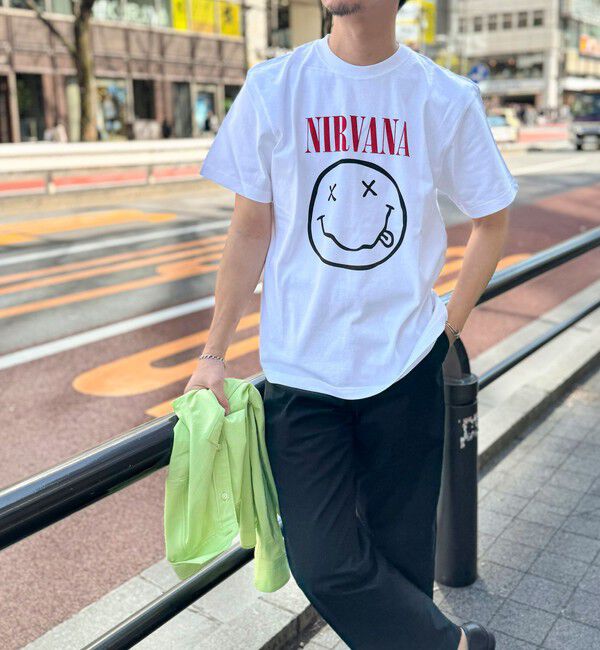 NOLLEY'S goodman「【GOOD ROCK SPEED】別注 NIRVANA / ニルヴァーナ プリントTシャツ 25SS」|Tシャツ・カットソー|