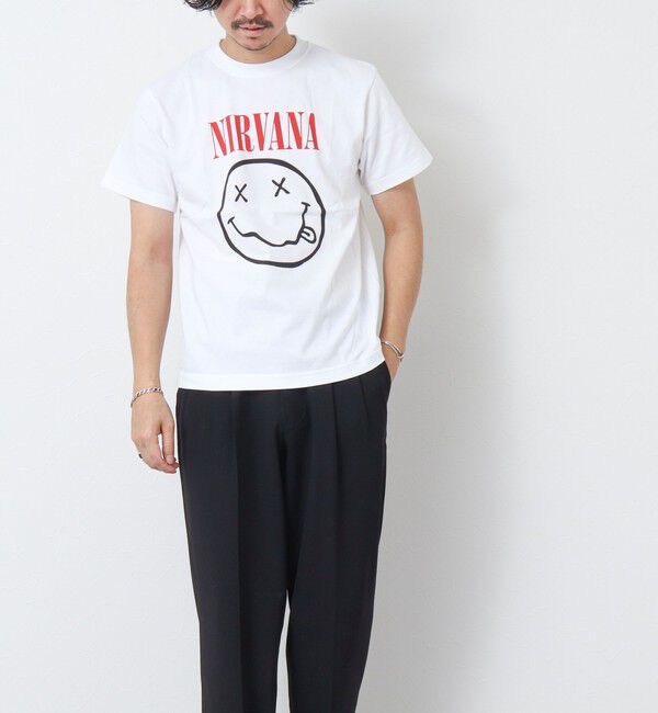 NOLLEY'S goodman「【GOOD ROCK SPEED】別注 NIRVANA / ニルヴァーナ プリントTシャツ 25SS」|Tシャツ・カットソー|