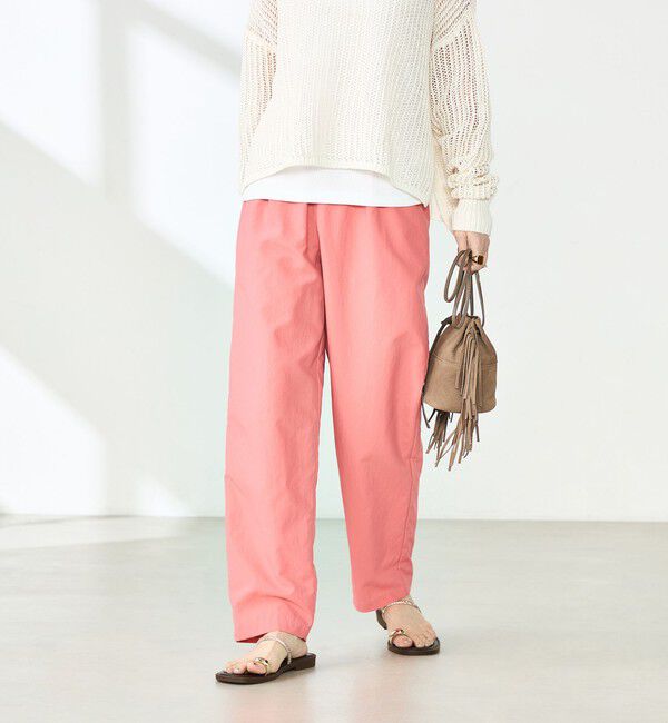 NOLLEY'S「ウォッシャブル多機能ウエストフリルテーパードパンツ」|その他|