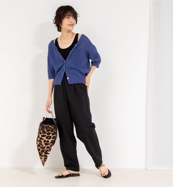 NOLLEY'S「ウォッシャブル多機能ウエストフリルテーパードパンツ」|その他|