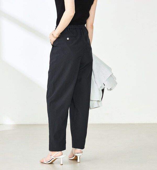 NOLLEY'S「ウォッシャブル多機能ウエストフリルテーパードパンツ」|その他|