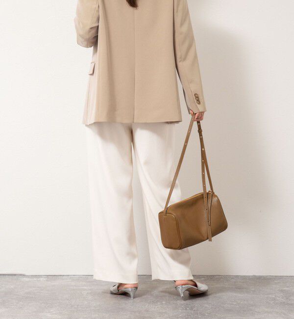 NOLLEY'S「ウォッシャブルバックサテンジョーゼットイージーパンツ」|その他|