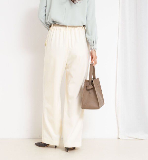 NOLLEY'S「ウォッシャブル裏起毛イージーワイドパンツ」|その他|