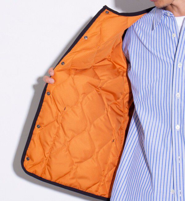 GLOSTER「【TAION/タイオン】GLOSTER別注 ミリタリーライナージャケット ノーカラーMA-1 M65」|ダウン|