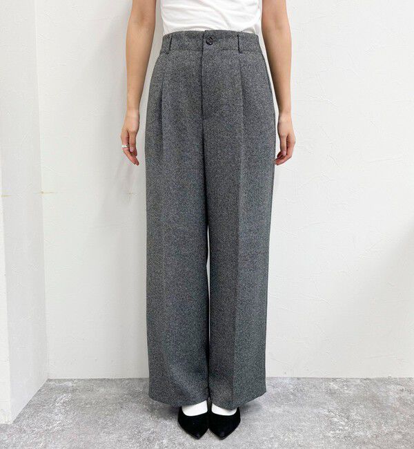 fredy emue「ツィードタックスラックス」|スラックス|