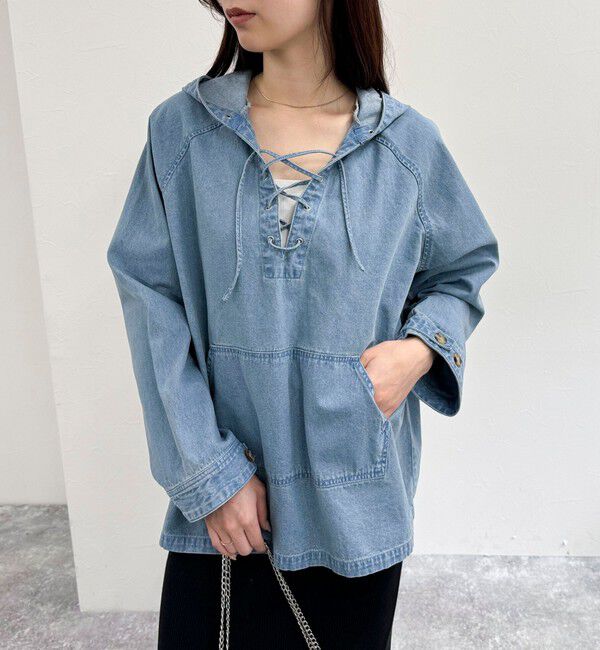 fredy emue「デニムアノラック」|シャツ・ブラウス|