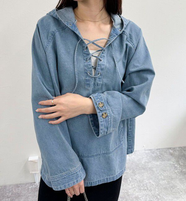 fredy emue「デニムアノラック」|シャツ・ブラウス|