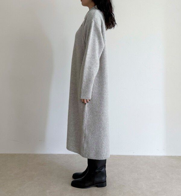 fredy emue「FR刺繍衿付きニットワンピース」|ワンピース|