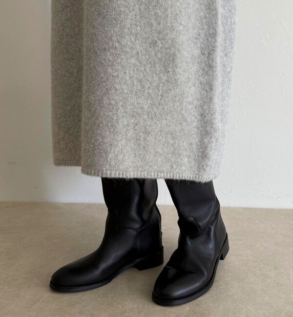 fredy emue「FR刺繍衿付きニットワンピース」|ワンピース|