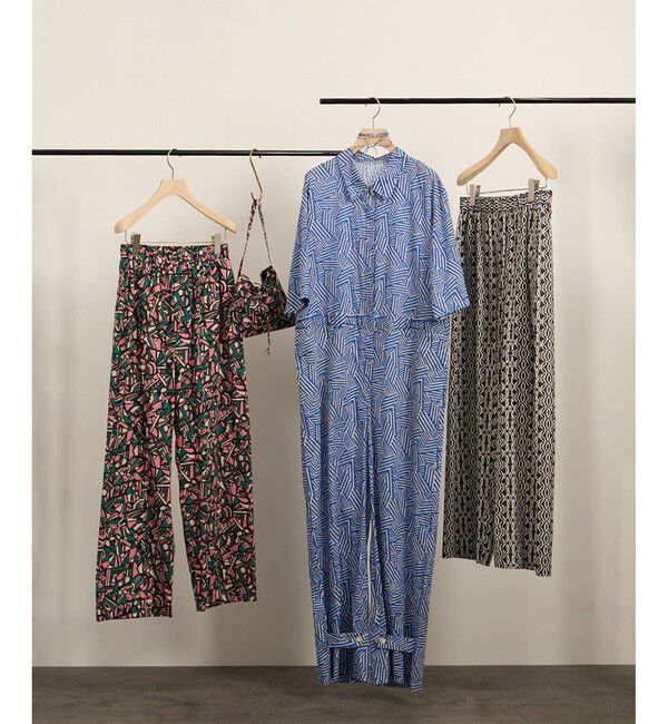 SALON adam et rope'「リバティイージーパンツ」|チノ|