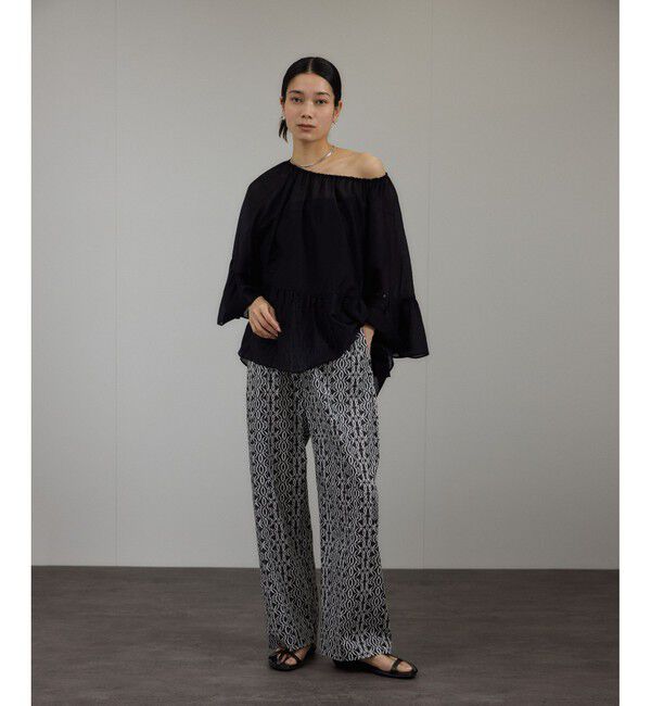 SALON adam et rope'「リバティイージーパンツ」|チノ|