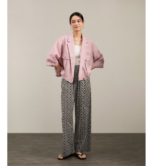 SALON adam et rope'「リバティイージーパンツ」|チノ|