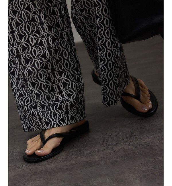 SALON adam et rope'「リバティイージーパンツ」|チノ|