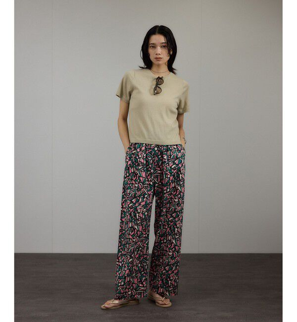 SALON adam et rope'「リバティイージーパンツ」|チノ|