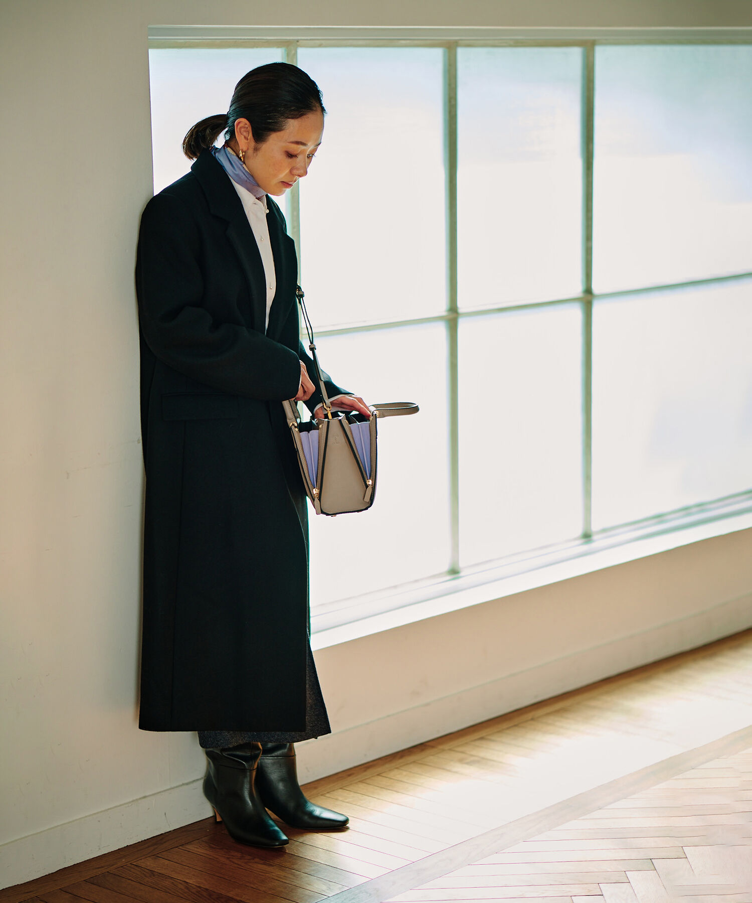 E'POR「【E'POR】W BAG Mini 【メディア掲載】」|ハンドバッグ|