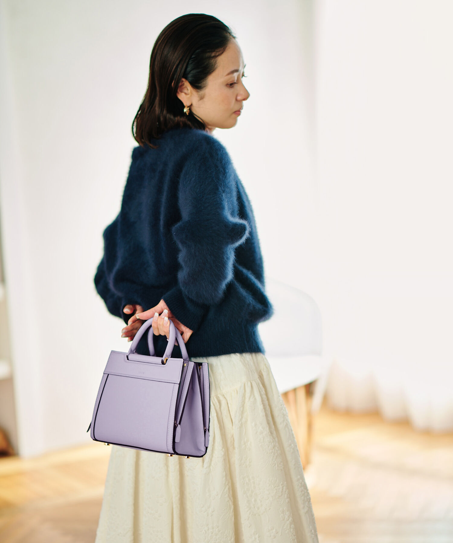 E'POR「【E'POR】W BAG Mini 【メディア掲載】」|ハンドバッグ|