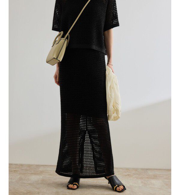 ROPE「ラメメッシュスカート/セットアップ対応」|スカート|