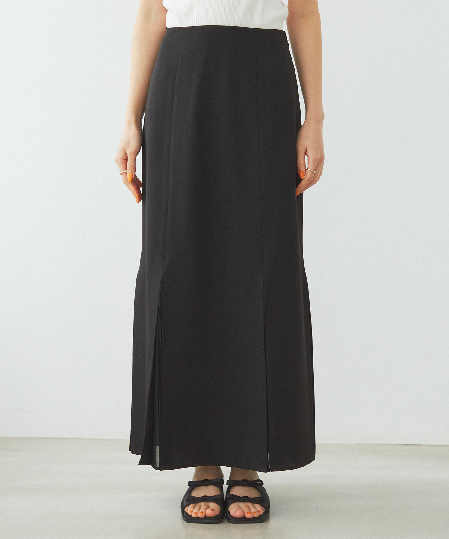 VIS「プリーツ切替マーメイドスカート」|スカート|