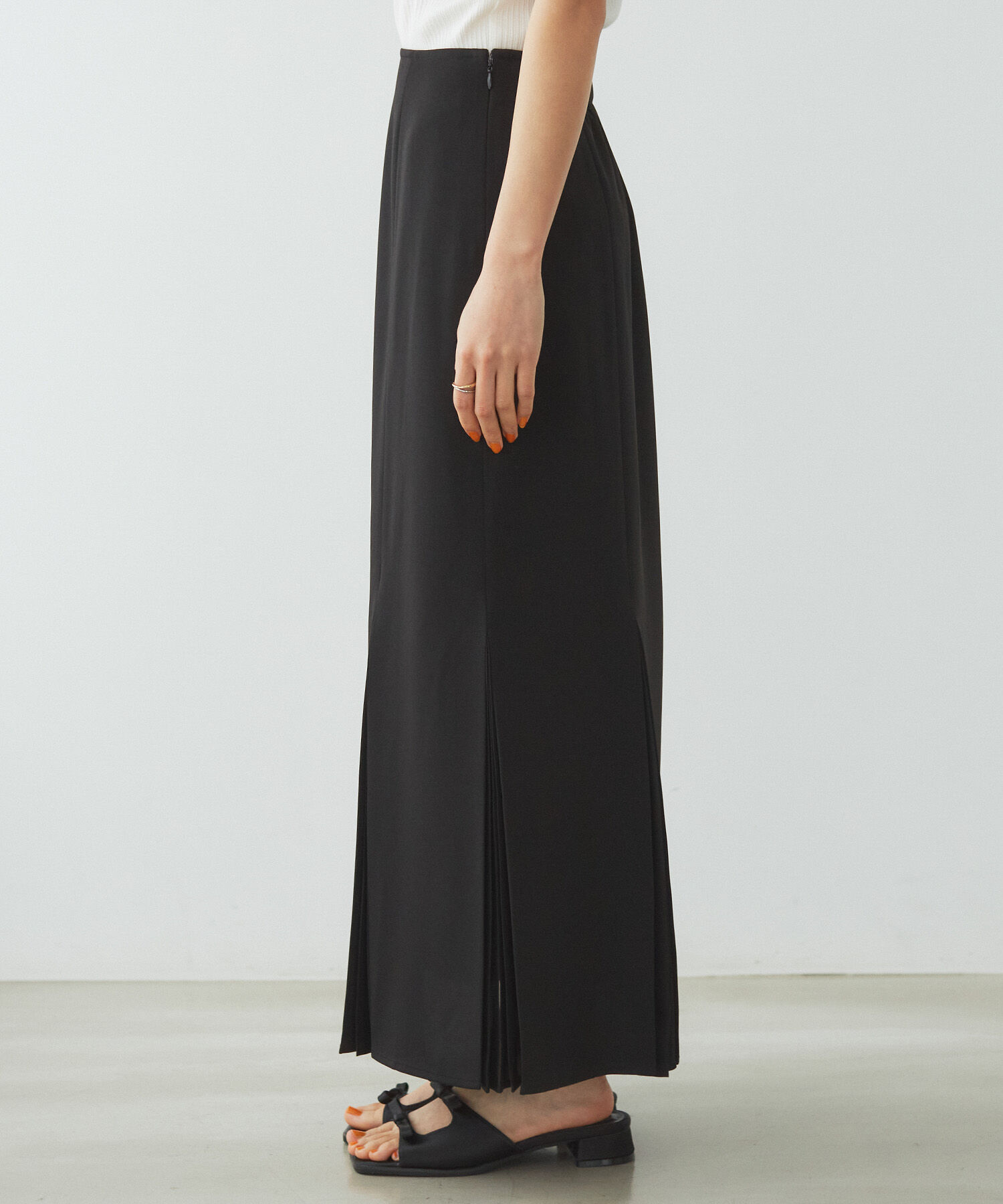 VIS「プリーツ切替マーメイドスカート」|スカート|