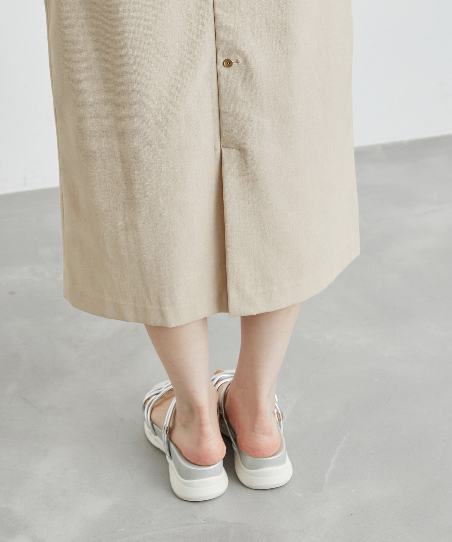 Rope&rsquo;Picnic「洗える/2WAY・セットアップ対応/ウエストベルトストレートスカート」|スカート|