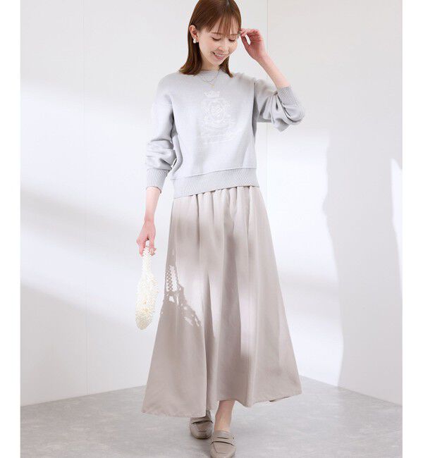 Rope&rsquo;Picnic「レーヨン混無地スカート」|スカート|