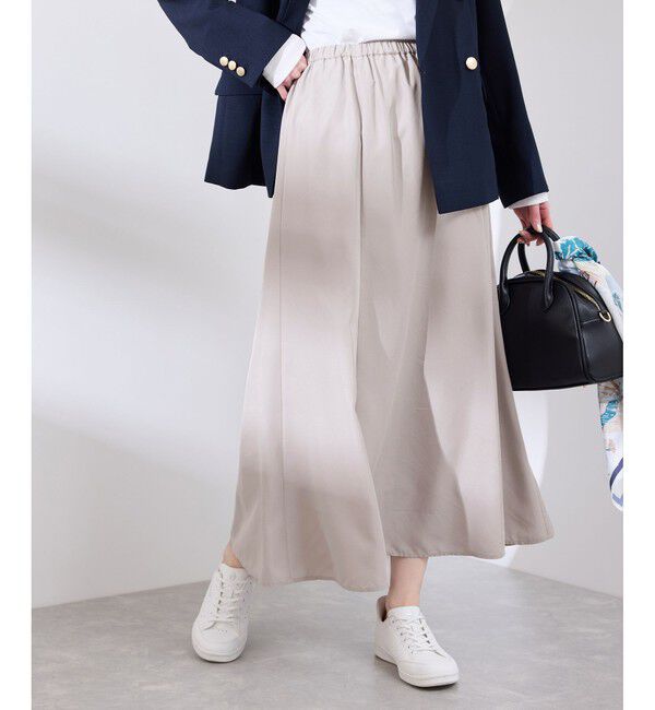 Rope&rsquo;Picnic「レーヨン混無地スカート」|スカート|