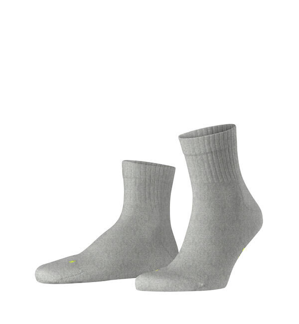  「FALKE | 16624 RUN RIB SHORT SOCKS MEN」|ソックス|LTGREY