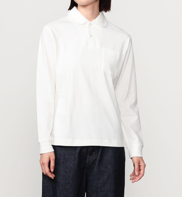  「ANATOMICA | BESSIE PULLOVER WOMEN」|ポロシャツ|WHITE