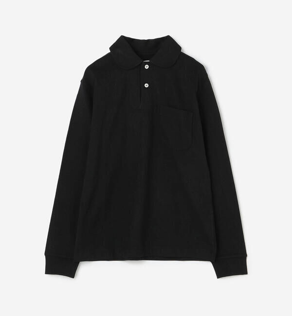 「ANATOMICA | BESSIE PULLOVER WOMEN」|ポロシャツ|BLACK