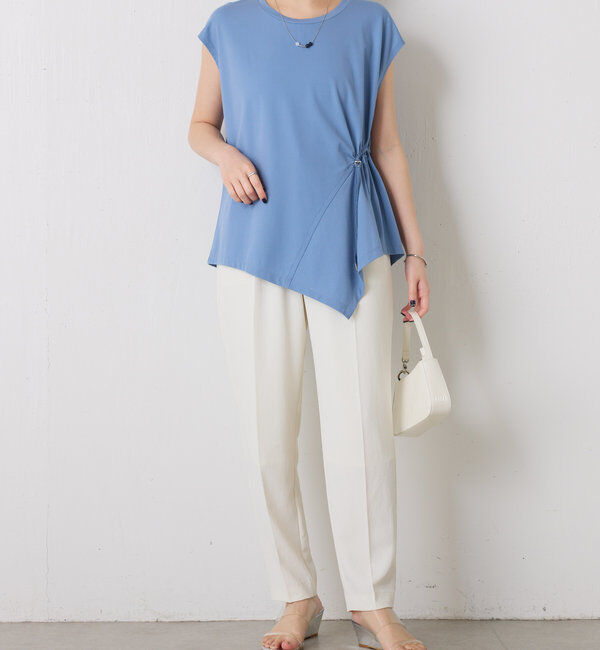  「ジャージスリムテーパードパンツ」|チノ|