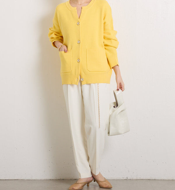  「ジャージスリムテーパードパンツ」|チノ|