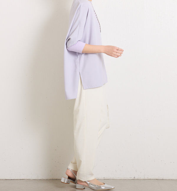  「ジャージスリムテーパードパンツ」|チノ|