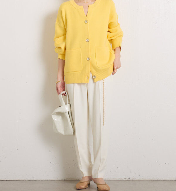  「ジャージスリムテーパードパンツ」|チノ|