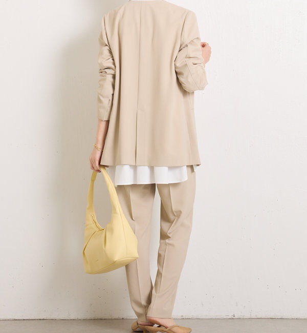  「ジャージスリムテーパードパンツ」|チノ|